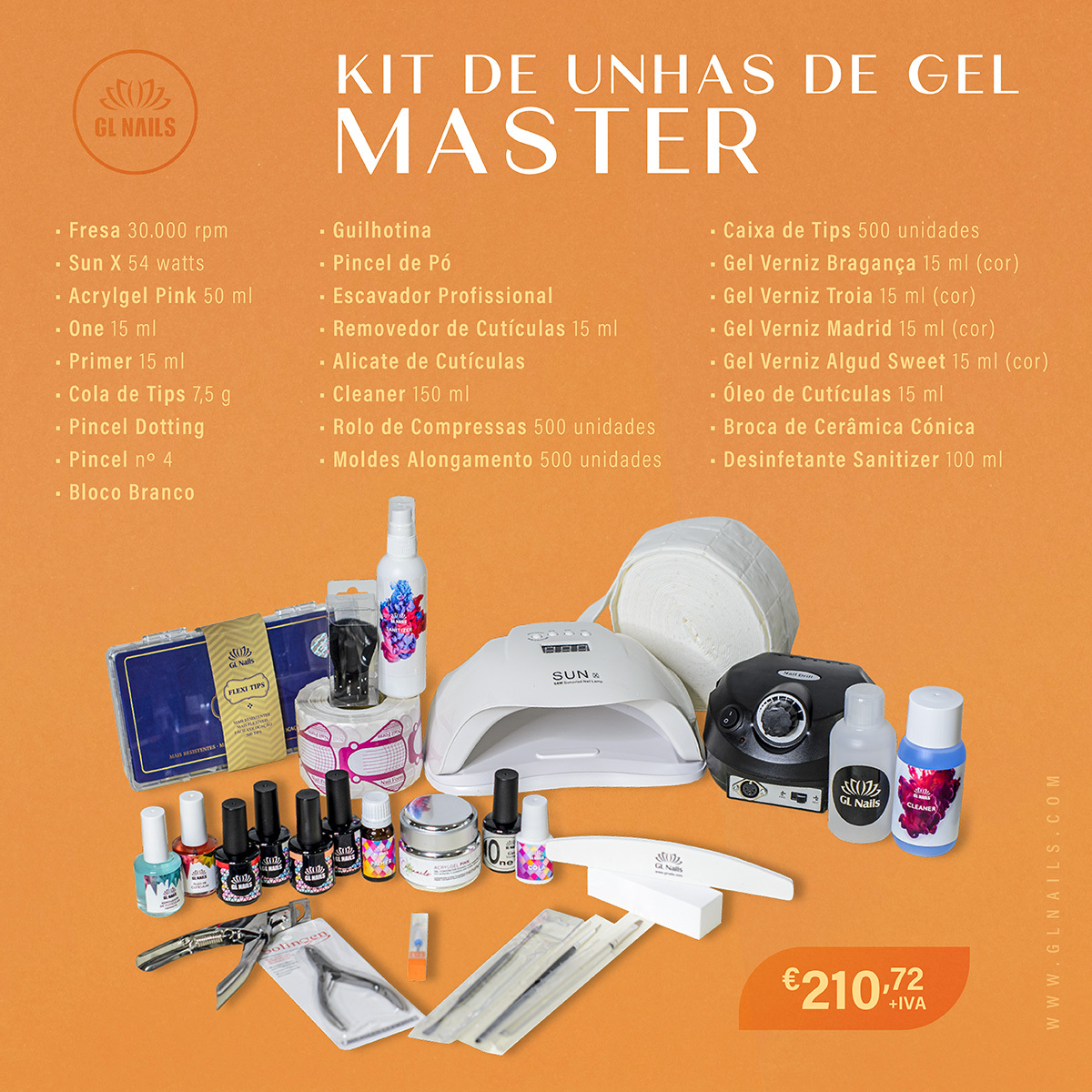 Kit de Unhas de Gel Master